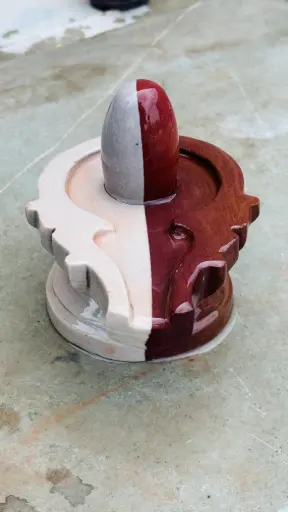 3 Inch Ardhnareshwar shivling 6 inch Ardhnareshwar jaladhari