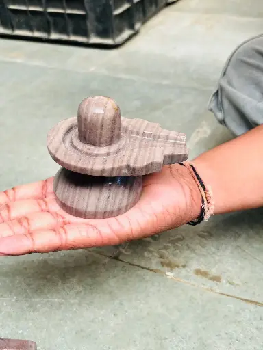 2 Inch Janeudhari Akhand Narmadeshwar Shivling